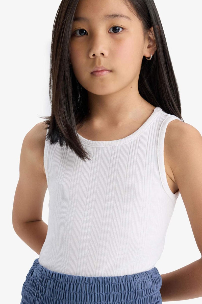 DeFacto Girl Slim Fit Basic Camisole Tank Top - Image 3