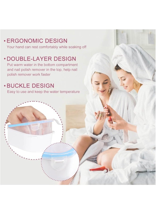 globalstar Globalstar Nail Soaking Bowl Set - The Perfect Solution for Effortless Manicures and Gel Polish Removal  - Image 2