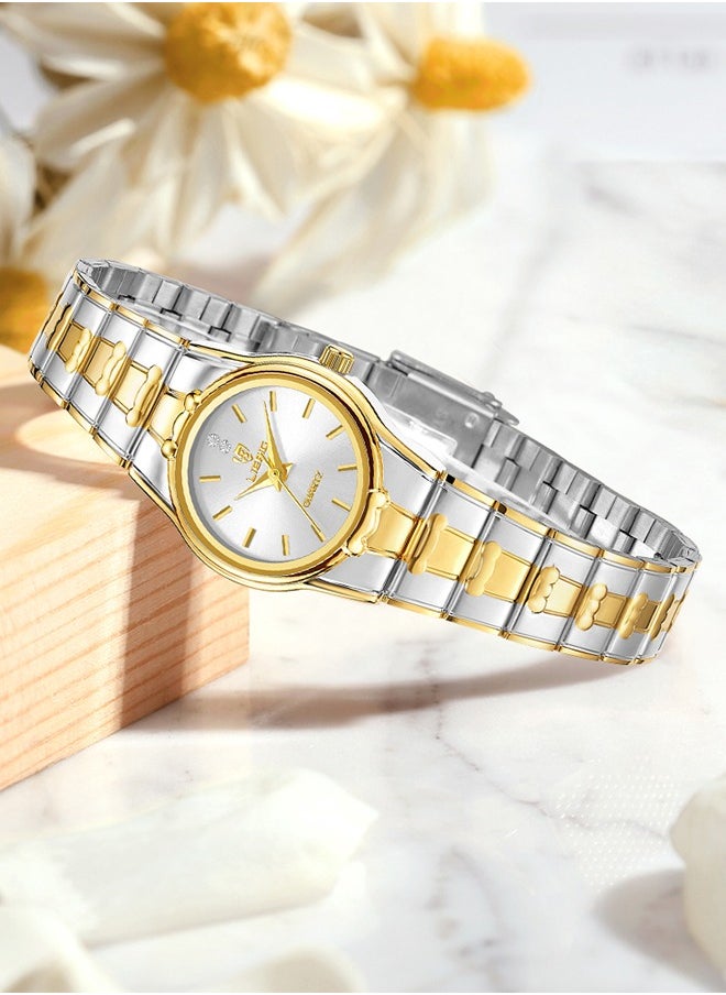 LIEBIG - LIEBIG Fashion Watch Quartz Couple Luxury Golden Stainless Steel Waterproof Casual Watch Gift For Women - Image 1