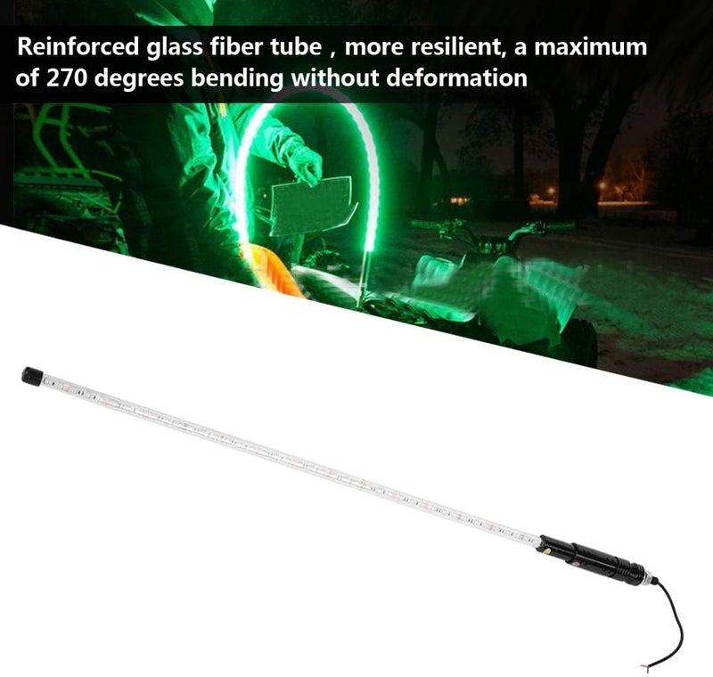 klarako 3FT LED Whip Light, Multicolor LED Antenna Whips Flagpole Lamp with Remote Control for UTV ATV Polaris RZR Off- Road Vehicle Truck - Image 4