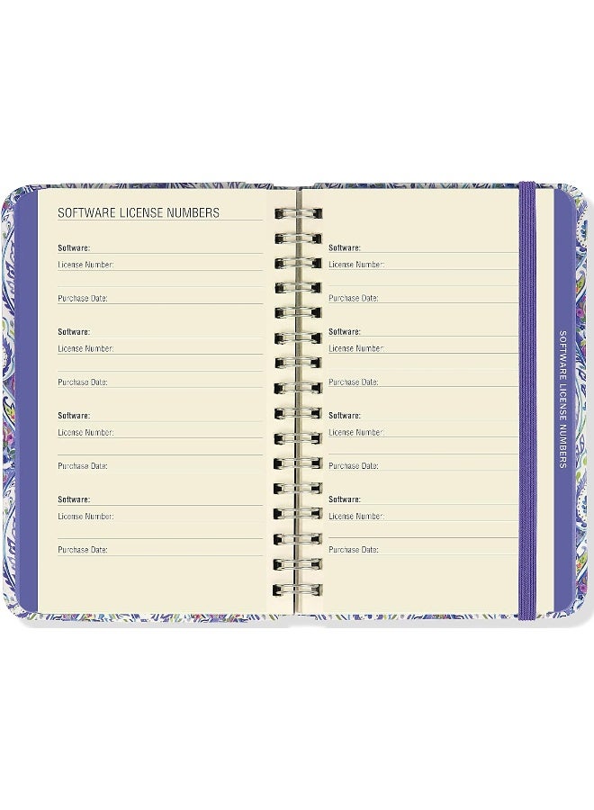 Peter Pauper Press Silk Road Internet Address & Password Logbook (removable cover band for security) - Image 4