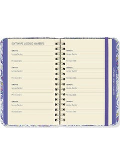 Peter Pauper Press Silk Road Internet Address & Password Logbook (removable cover band for security)  - Image 2