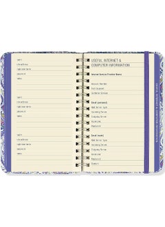 Peter Pauper Press Silk Road Internet Address & Password Logbook (removable cover band for security)  - Image 4