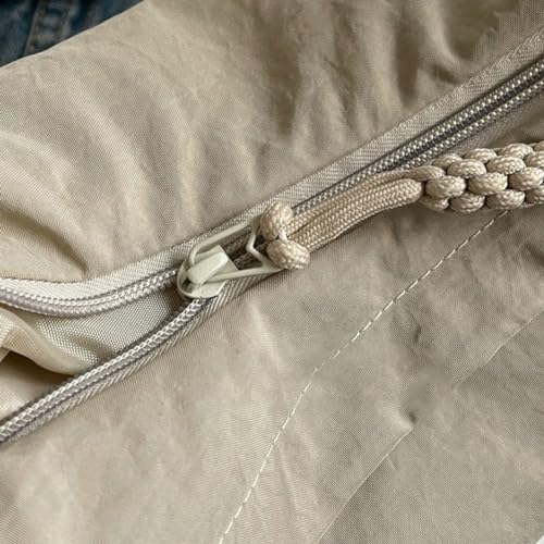 Rungion Hobo Bag for Women Men Crescent Shoulder Bag Retro Nylon Canvas Crossbody Bag Slouchy Corduroy Dumpling Bag Purse - Image 5