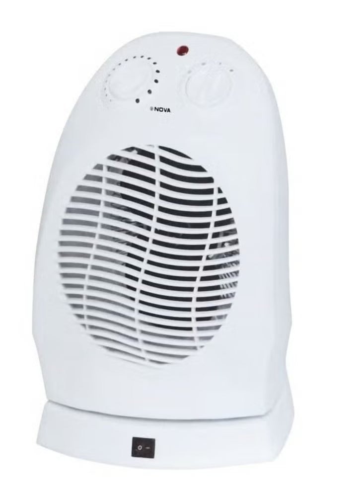NOVA 2000W Electric Fan Heater Room Heater with 2 Temperature Settings –, Compact & Efficient Heater for Home, Office & Bedroom, Adjustable Heat, Quick Heating, Energy-Saving, Safe & Quiet Operation  - Image 4