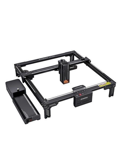 A70 PRO Laser Engraver 77W COS Blue Light Laser Power with F60 Air Assist Set 24000mm/min Engraving Speed and Offline Working 0.01mm Precision