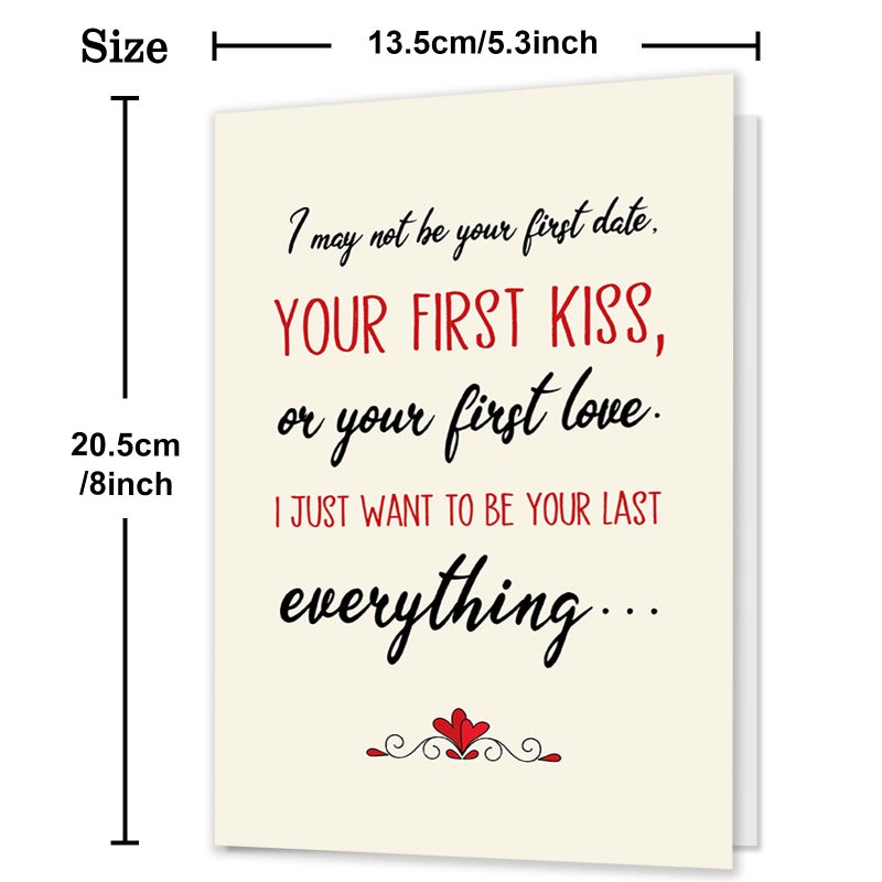 MQMRYeto Valentines Day Card for Husband, Wife, Boyfriend, Girlfriend,Couple,Anniversary Card to Husband, Love Card - Image 3