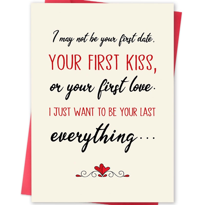 MQMRYeto Valentines Day Card for Husband, Wife, Boyfriend, Girlfriend,Couple,Anniversary Card to Husband, Love Card - Image 1