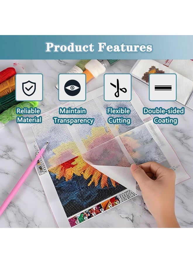 Mecefeno Diamond Painting Release Paper, Double-Sided Non-Stick Release Paper for Diamond Art 15x10cm Diamond Painting Cover Replacement for 5D Diamond Painting Accessories and Tools - 200 Pieces - Image 4