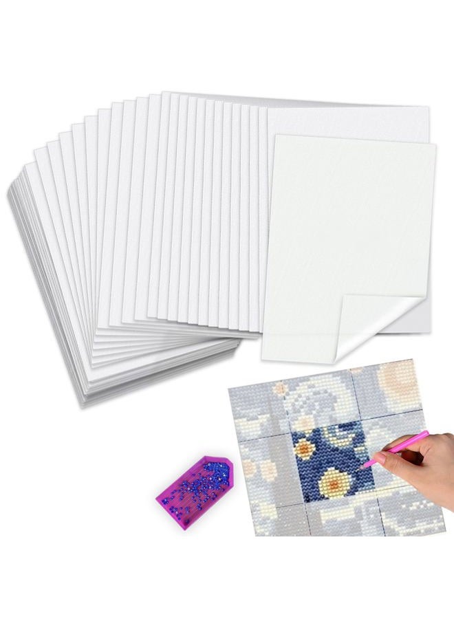 Mecefeno Diamond Painting Release Paper, Double-Sided Non-Stick Release Paper for Diamond Art 15x10cm Diamond Painting Cover Replacement for 5D Diamond Painting Accessories and Tools - 200 Pieces - Image 1