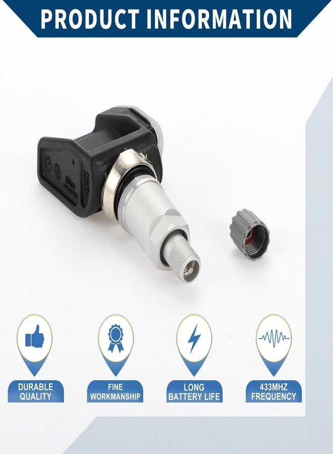 Hihaha No.13598787 Tire Pressure Sensor for Cadillac ATS CTS 2016-2019 Tire Pressure Monitoring Sensor 4 Pcs - Image 4