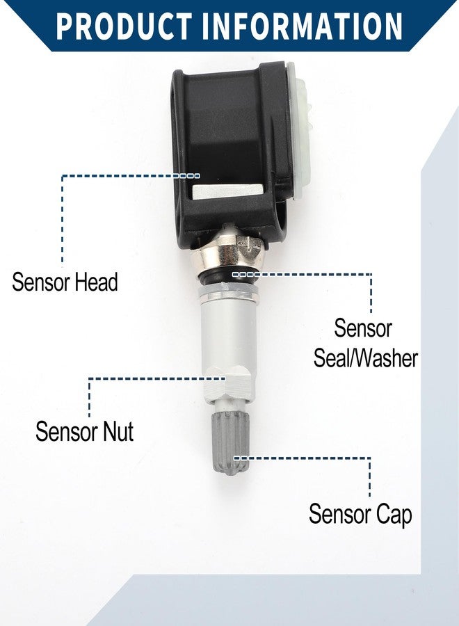 Hihaha No.13598787 Tire Pressure Sensor for Cadillac ATS CTS 2016-2019 Tire Pressure Monitoring Sensor 4 Pcs - Image 5