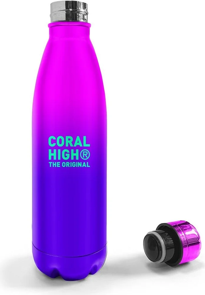 كورال هاي Pink Purple Color Transition Steel Thermos 500 ml 11935
