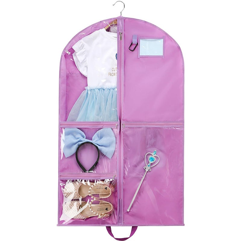 Factory 210D Oxford Cloth Children'S Dance Skirt Storage Bag Washable Children'S Clothing Dust Bag Multi-Purpose Suit - Image 1
