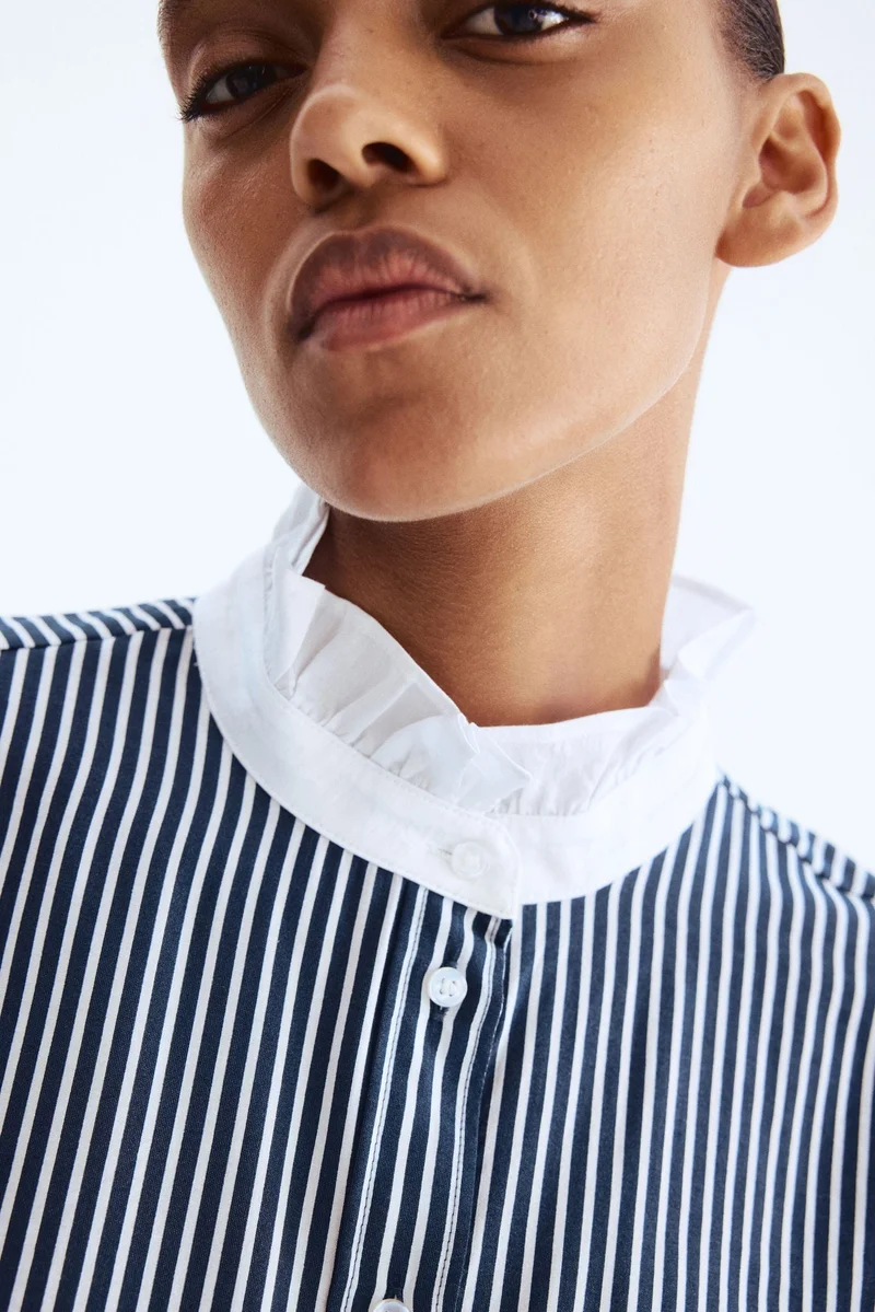 H&M Frill-collar blouse