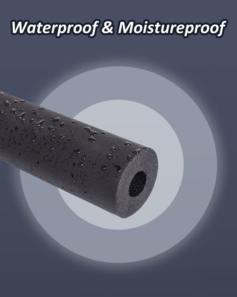 CZXNBI Pipe Insulation Foam Tube - 1" Foam Tubing for AC Unit, Guitar Stands, Exercise Machine Handle and Roof Rack (1" ID*3/8" TH-6Ft) - Image 4