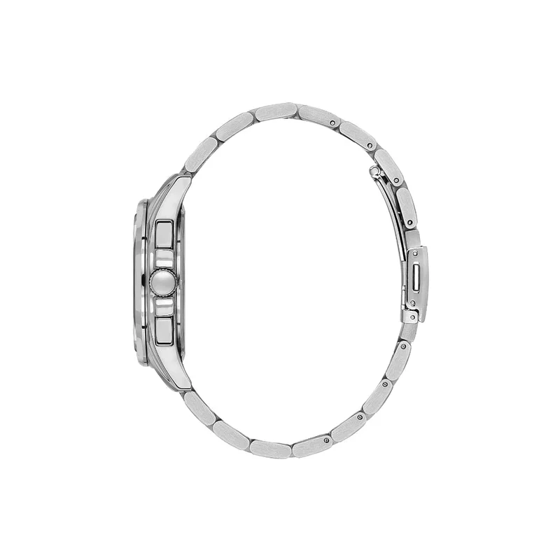 DANIEL KLEIN Men's Stainless Steel Silver Alloy Case Analog Black Round Sunray Dial Japanese Quartz Exclusive 50 Meters Water Resistant