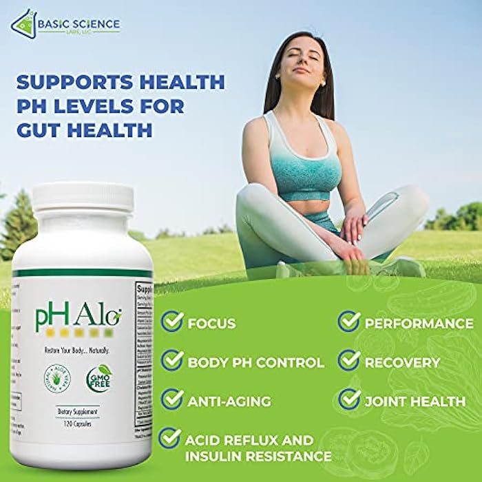 pHAlo pH Balance Supplement Pills - Magnesium, Bicarbonates Capsules for Alkaline Balance - Natural Treatment for Focus, pH Balance, Gut Health, Performance and Recovery - Image 5