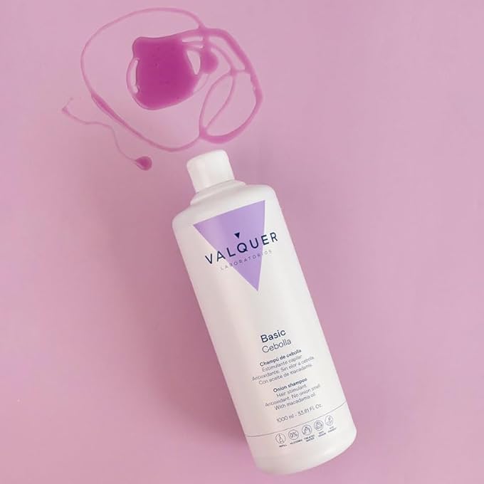Valquer Laboratorios CUIDADOS ONION SHAMPOO - REDUCE FAT. HAIR STIMULANT 1L [PACK OF 12 UNITS] - Image 3