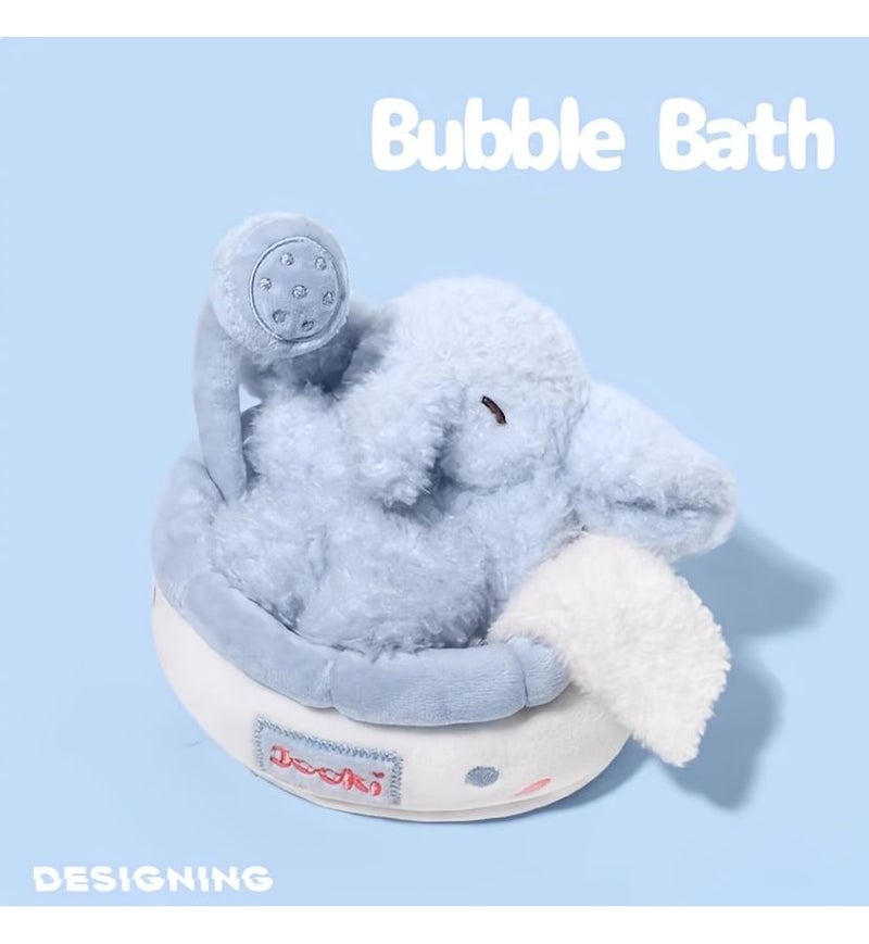 Bubble Bath Duckling Cartoon Plush Toy Pillow Soft Animal Doll Decorative Cushion For Children Room Home Decor Holiday Birthday Gift - Image 1