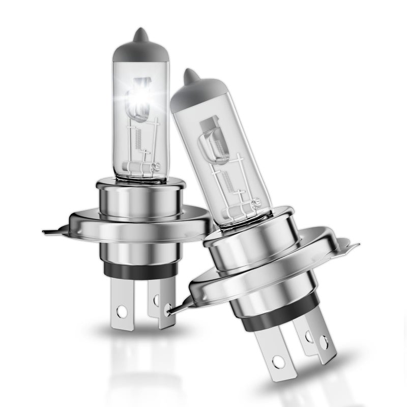 OKOENIEO 9003/H4 Halogen Headlight Bulb,12V 55W Head Lamps,3800K,4000 Lumens,H4 Head Light Bulbs for Car,High and Low Beam,Fog Light Bulb,Pack of 2 - Image 1