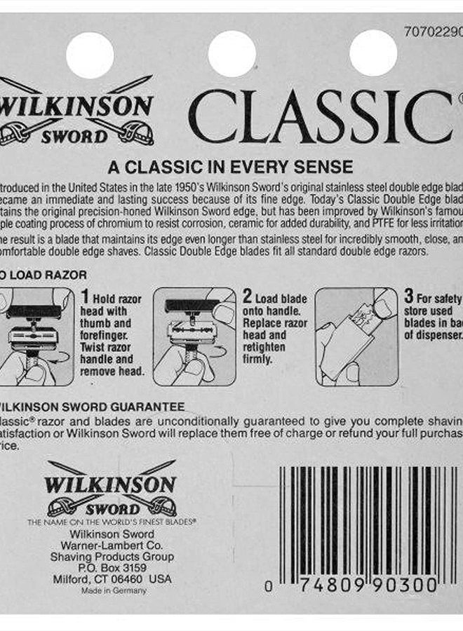 Wilkinson Sword Classic Double Edge Razor Blades- (Pack of Two) - Image 4