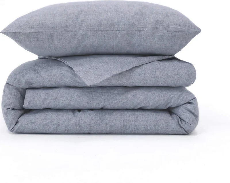 Favora Gold Single Duvet Cover Set - Smoked
