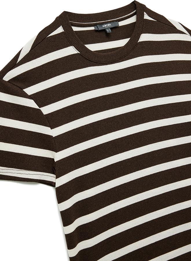 KOTON Striped T-Shirt - Image 5