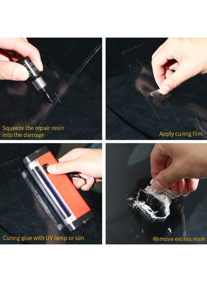 BOLMQHTS Windshield Repair Kit, Windscreen Repair Resin Kit, Windshield Repair Resin, Auto Glass Repair Kit, Windscreen Repair Resin, for Car Windshield Repair Kit 2pcs - Image 2