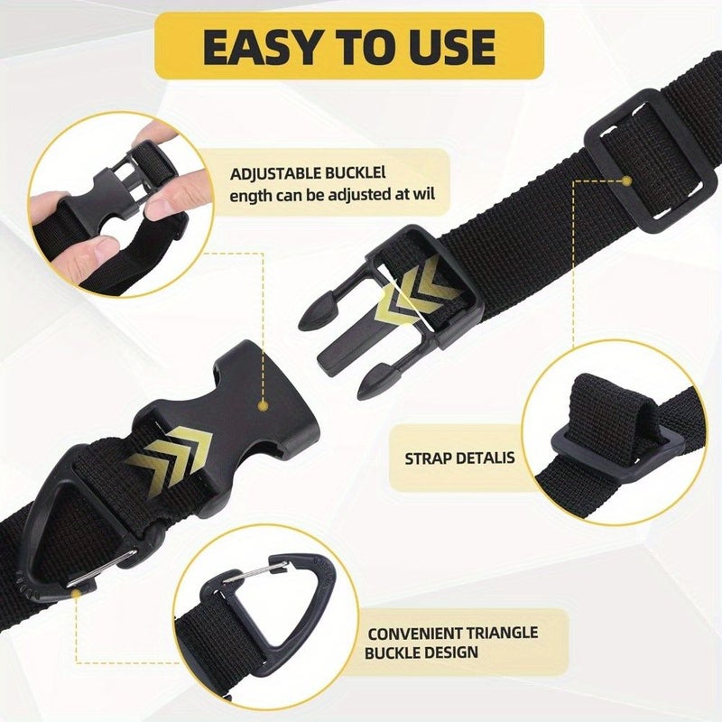 Cable Cord Organizer Set Of 6 With Triangular Clips Adjustable Heavy Duty Straps For Garage Workshop Storage Style6 - Image 3