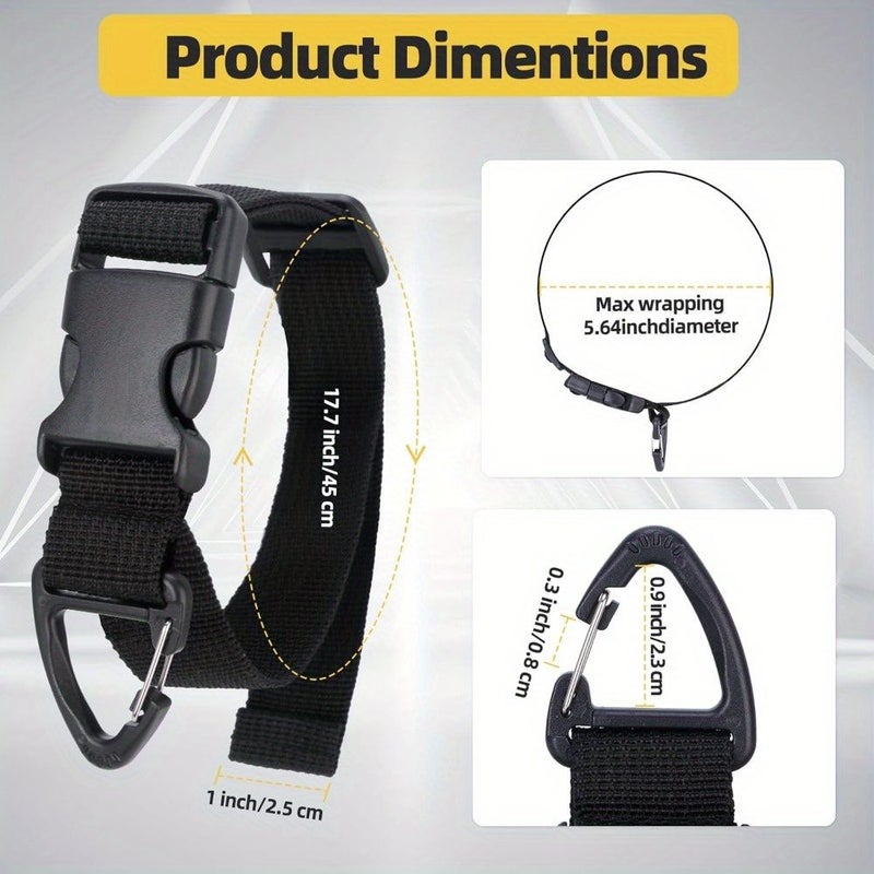 Cable Cord Organizer Set Of 6 With Triangular Clips Adjustable Heavy Duty Straps For Garage Workshop Storage Style6 - Image 2