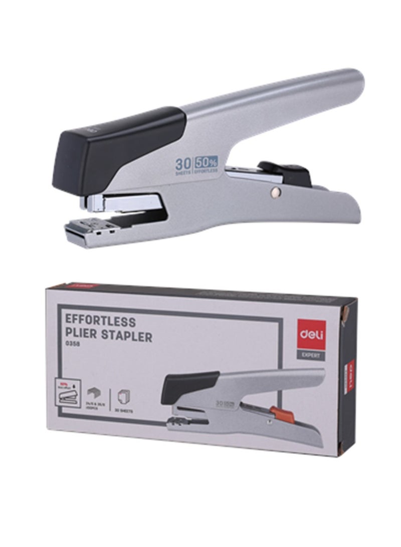 Deli مُدبِّس بلاستيك سهل الاستخدام بسعة 30 ورقة بألوان متنوعة - Image 2