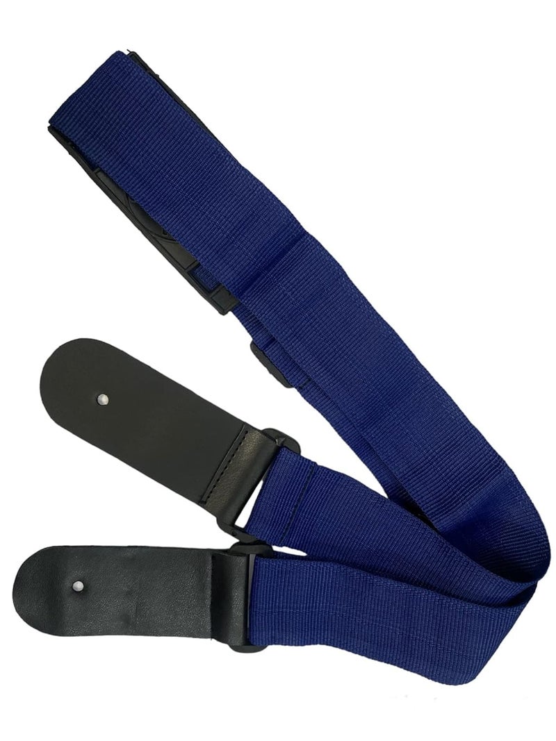 Flare Guitar Fully Adjustable Guitar belt/Guitar strap For All Acoustic,Electric & ukulele Blue Belt Strap - Image 1