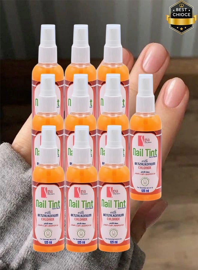 سبا سيستم 10 قطع صبغة أظافر بكلوريد البنزالكونيوم 125 مل - Image 1