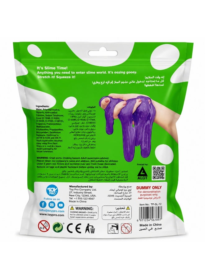 DohTime Toy Pro DohTime Slime Time Party Bag Multicolour 28.3g Set of 12 - Image 2