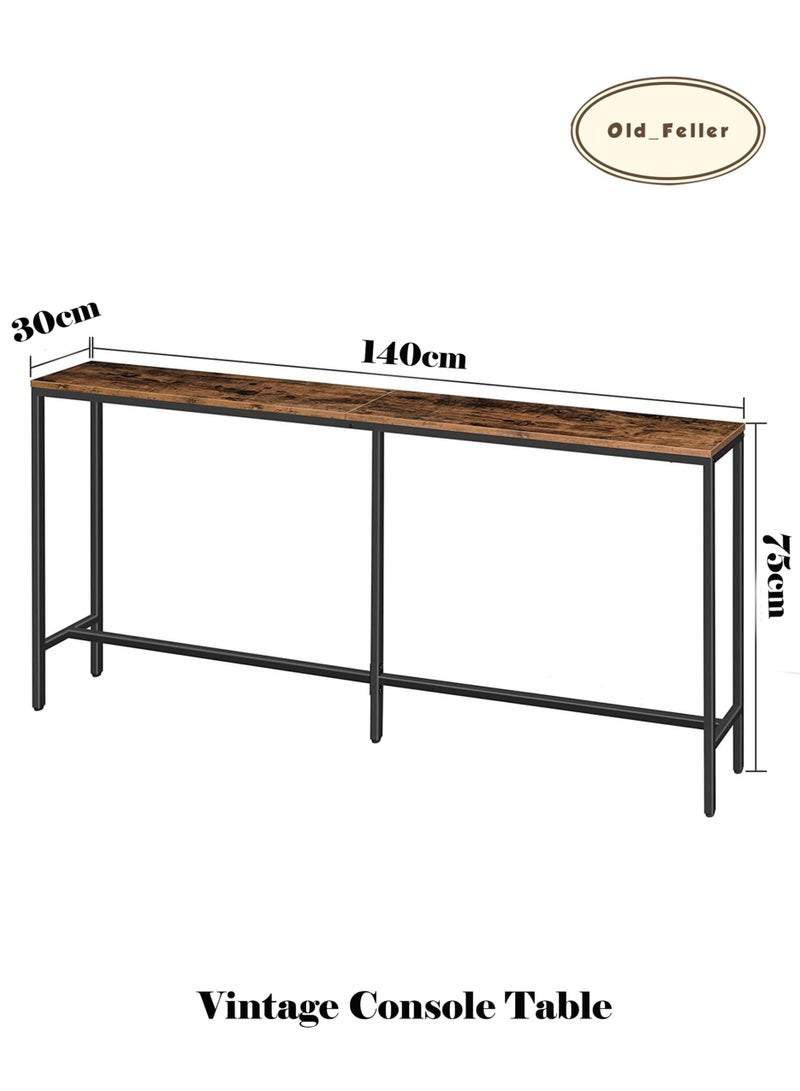 Old_Feller Extended Console Table Vintage Table Simple Sofa Table Home Coffee Corner Display Entryway Table for Couch Hallway Entrance Living Room - Image 3