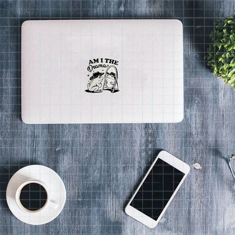 Polychrome 3 Inch Funny Frog Vinyl Sticker for Meme Lovers Drama Queen - Image 2