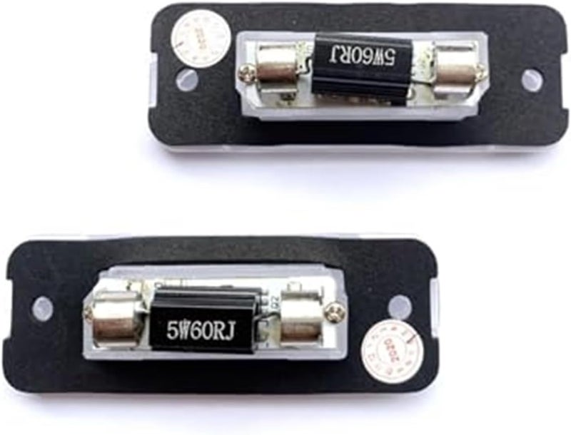 DEMULAX 2Pcs White License Plate Light for Benz - Image 5