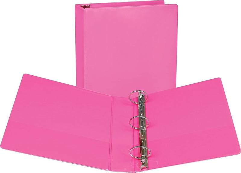 Samsill Samsill U86676 Fashion View Binder Round Ring 11 x 812 2Inch Capacity Berry 2Pack  - Image 2