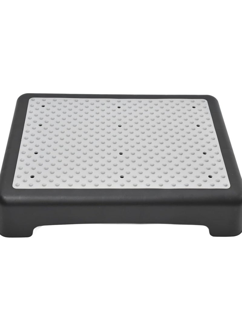 GGOOT Indoor Outdoor Step Stool Anti Slip Half Step Lightweight Stackable Mobility Platform Step Half Step for Stairs, Cars, Bed, Chair, Shower, Portable Step Riser for Elderly and Disabled - Image 1