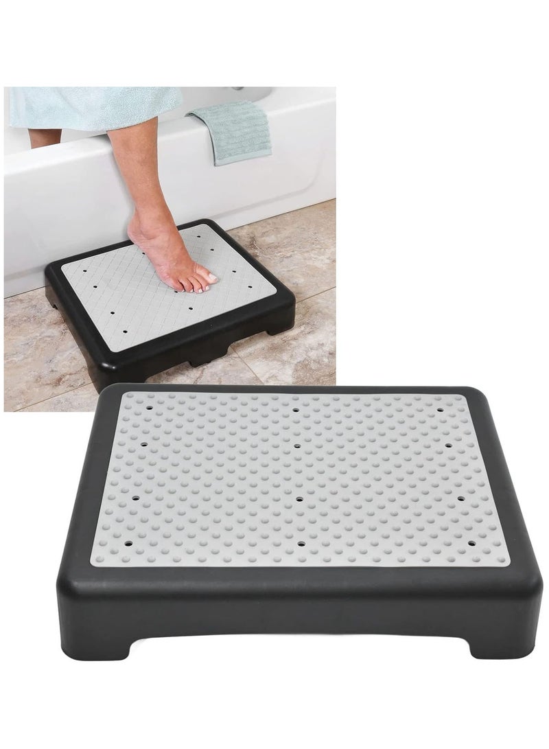 GGOOT Indoor Outdoor Step Stool Anti Slip Half Step Lightweight Stackable Mobility Platform Step Half Step for Stairs, Cars, Bed, Chair, Shower, Portable Step Riser for Elderly and Disabled - Image 4