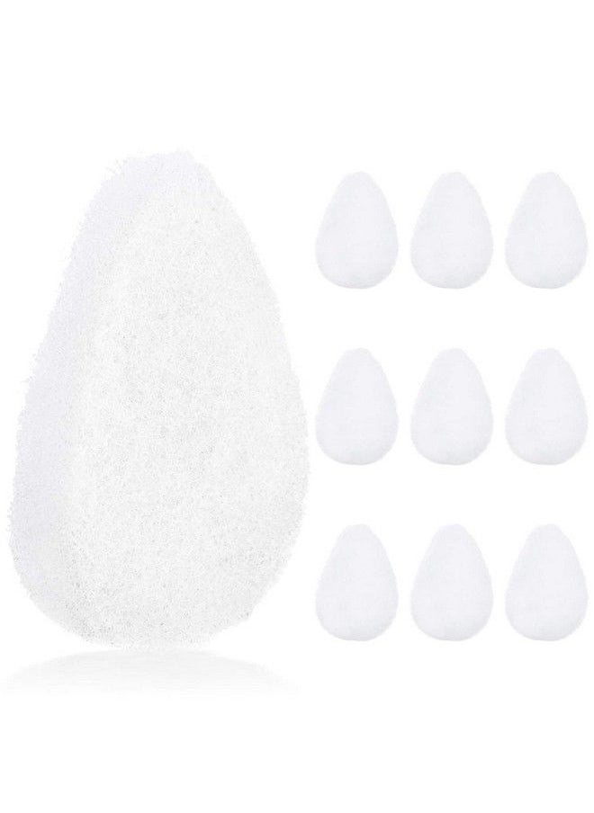 10 Pack Facial Sponge For Daily Deep Cleansing And Regular Exfoliating Regular Buff Puff Style Exfoliating Pads Puf For Removing Dead Skin Dirt & Makeup Normal To Oily Made In The Usa