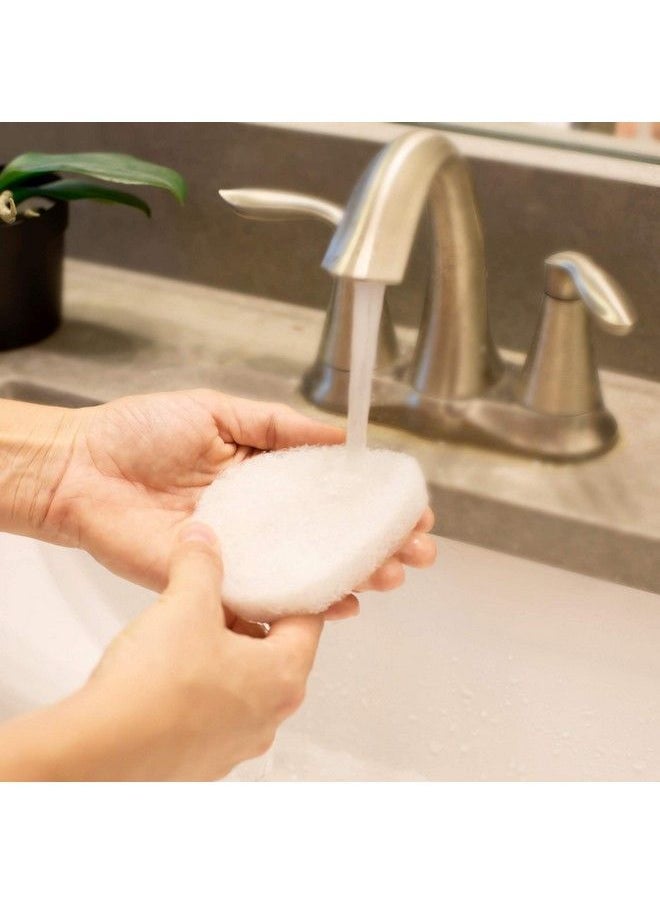10 Pack Facial Sponge For Daily Deep Cleansing And Regular Exfoliating Regular Buff Puff Style Exfoliating Pads Puf For Removing Dead Skin Dirt & Makeup Normal To Oily Made In The Usa