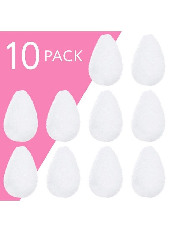 10 Pack Facial Sponge For Daily Deep Cleansing And Regular Exfoliating Regular Buff Puff Style Exfoliating Pads Puf For Removing Dead Skin Dirt & Makeup Normal To Oily Made In The Usa