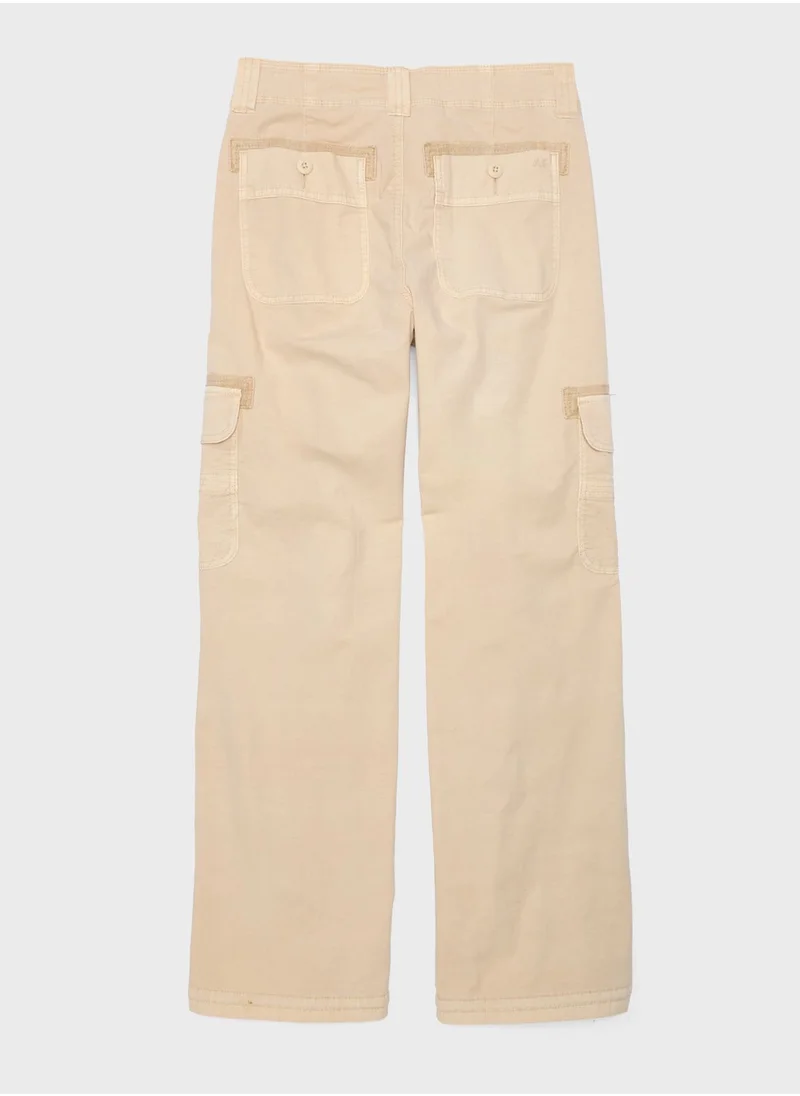 American Eagle High Rise Pocket Detail Cargo Jogger