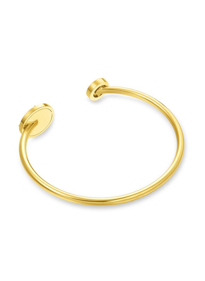 POLICE - Lucky Star Bangle for Women Gold Plating with MalachitePEJLG0002001 - Image 1