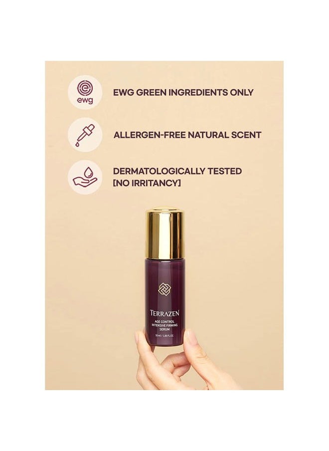Terrazen - Age Control Treatment Peptide & Collagen Serum, 1.85 fl oz / 55ml - Korean Face Serum, K Beauty, AGE CONTROL INTENSIVE FIRMING SERUM - Image 1