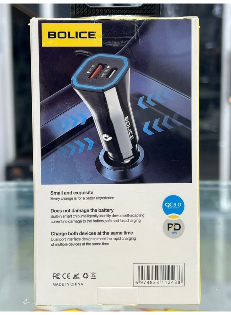 BOLICE B0-35 2-Ports Car Charger 38W Max - Image 2