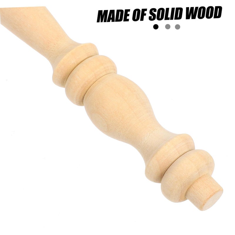 Unfinished Wood Spindles Balusters 2 Pack 7 Inch For Furniture Staircase Home Decor - Image 3