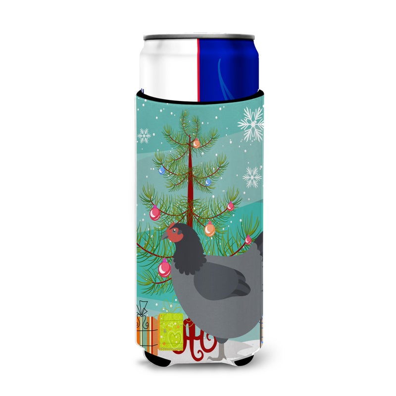 Caroline's Treasures ""Caroline's Treasures Jersey Giant Chicken Christmas Decorative Can Hugger  Slim  Multicolor""
